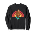 Roller Skating Bigfoot 80S Sasquatch Sweatshirt - Streetwear Style Unisex - T-Shirt, Sweatshirt, Hoodie