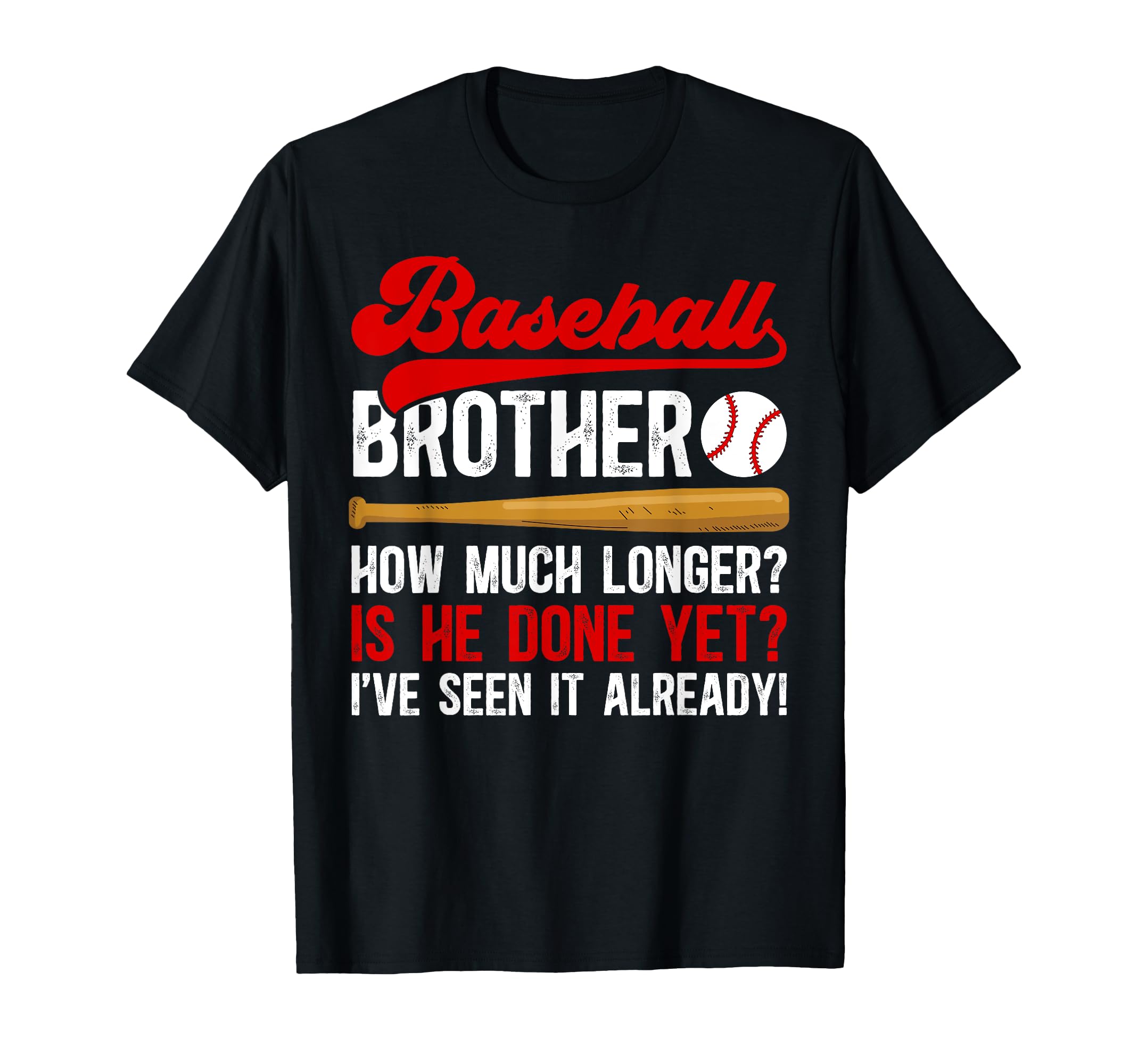 Baseball Brother Funny Brother Baseball T-Shirt - Unique Graphic Unisex - T-Shirt, Sweatshirt, Hoodie