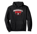 Baseball Dad Established Proud Father Hoodie - Trendy Graphic Men Women - T-Shirt, Sweatshirt, Hoodie