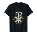 Jesus Christ Chi Ro Christogram T-Shirt - Custom Art Print Unisex - T-Shirt, Sweatshirt, Hoodie