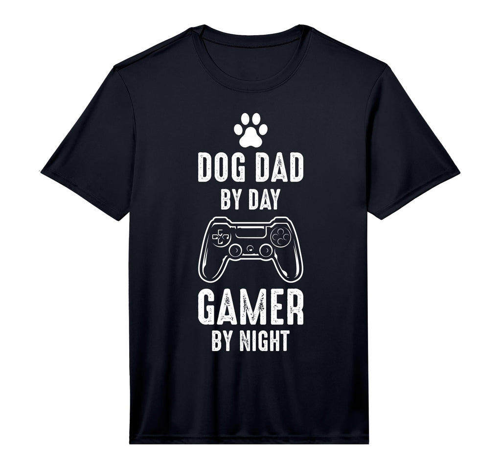 Dog Dads Gamer Dog Dad Day Gamer T-Shirt - Novelty Apparel for Adults - T-Shirt, Sweatshirt, Hoodie
