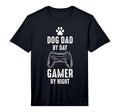 Dog Dads Gamer Dog Dad Day Gamer T-Shirt - Novelty Apparel for Adults - T-Shirt, Sweatshirt, Hoodie