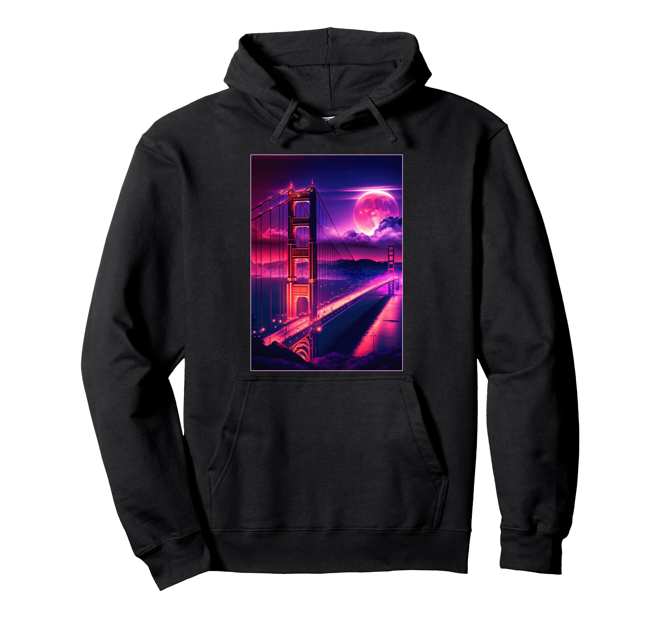 San Francisco Vaporwave Aesthetic I Love Hoodie - Minimalist Print Unisex - T-Shirt, Sweatshirt, Hoodie