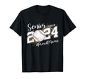Proud Senior Mama Class 2024 Baseball T-Shirt - Minimalist Print Men Women - T-Shirt, Sweatshirt, Hoodie