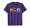 Peace Love Succulents T-Shirt - Minimalist Print Men Women - T-Shirt, Sweatshirt, Hoodie