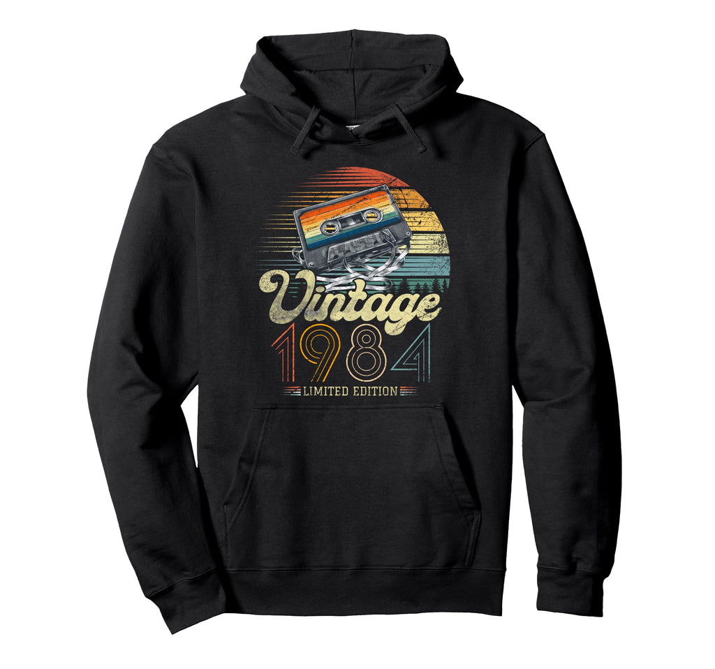 1984 Cassette Tape Hoodie - Novelty Apparel Unisex - T-Shirt, Sweatshirt, Hoodie