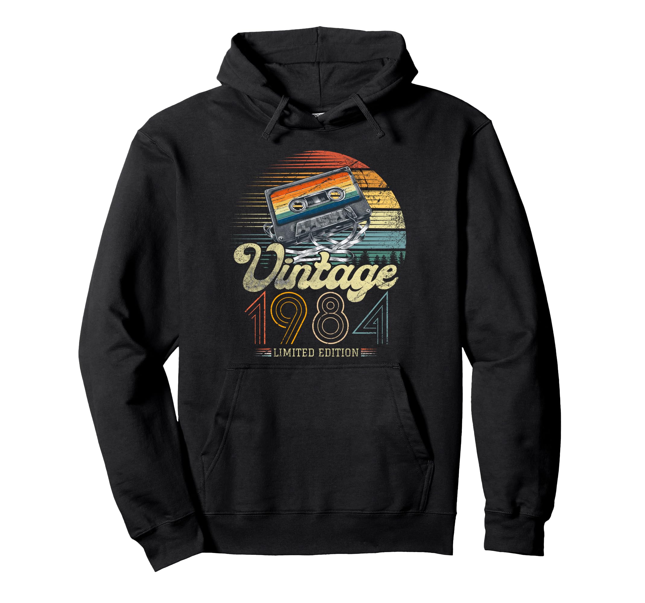 1984 Cassette Tape Hoodie - Novelty Apparel Unisex - T-Shirt, Sweatshirt, Hoodie
