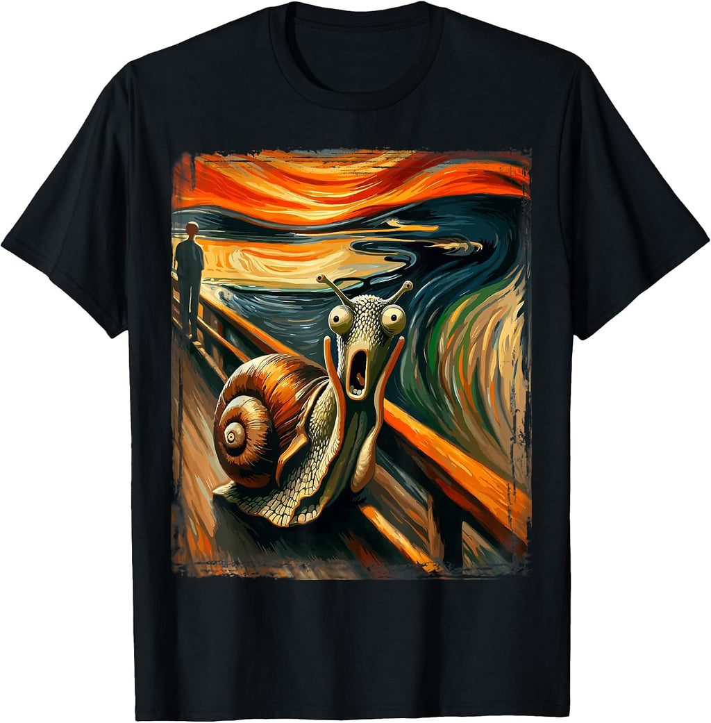 Snail Art Funny Animal Painting Humor - Adult & Kids T-Shirts, Sweatshirts & Hoodies apparel design preview 1