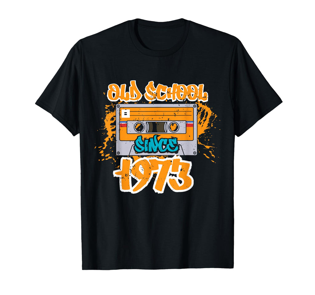 Old School Since 1973 53Rd Birthday T-Shirt - Minimalist Print Men Women - T-Shirt, Sweatshirt, Hoodie