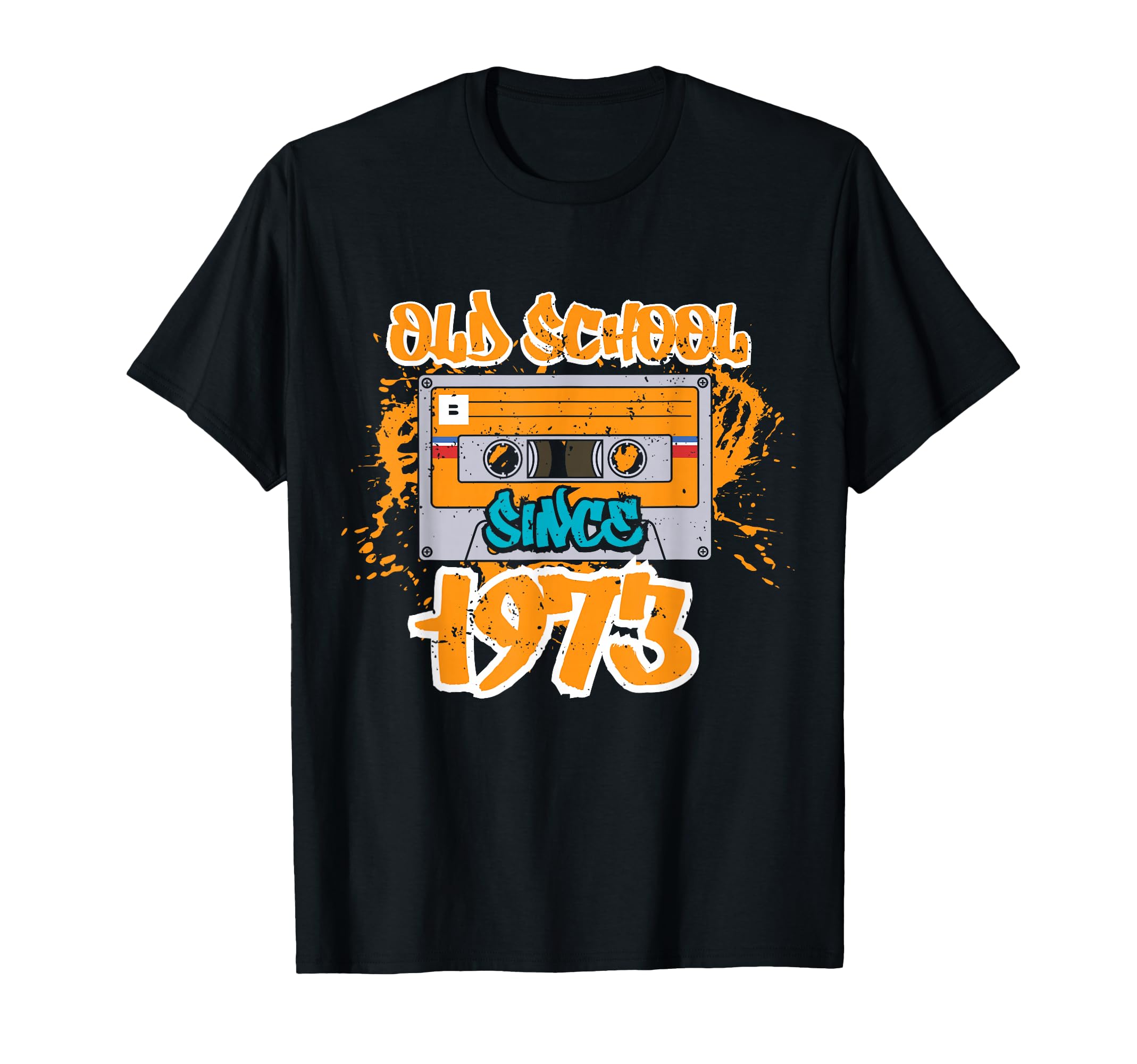Old School Since 1973 53Rd Birthday T-Shirt - Minimalist Print Men Women - T-Shirt, Sweatshirt, Hoodie