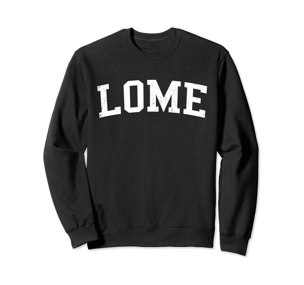 Lome Togo Distressed White Varsity Sweatshirt - Unique Graphic Men Women - T-Shirt, Sweatshirt, Hoodie