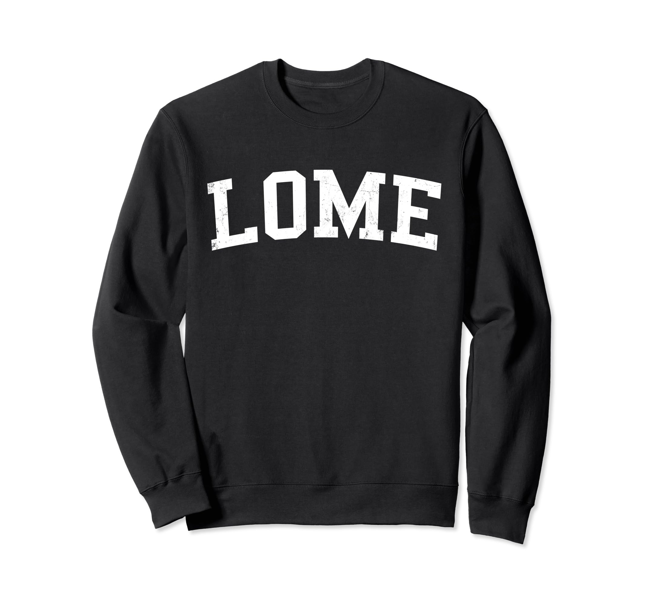 Lome Togo Distressed White Varsity Sweatshirt - Unique Graphic Men Women - T-Shirt, Sweatshirt, Hoodie