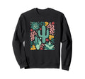 Boho Flower Cactus Succulent Desert Sweatshirt - Trendy Graphic for Adults - T-Shirt, Sweatshirt, Hoodie