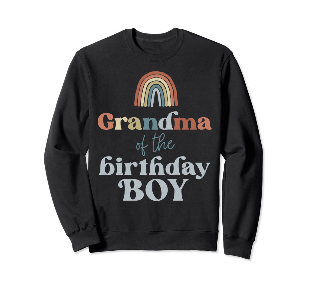 Grandma Birthday Boho Rainbow Sweatshirt - Custom Art Print for Adults - T-Shirt, Sweatshirt, Hoodie