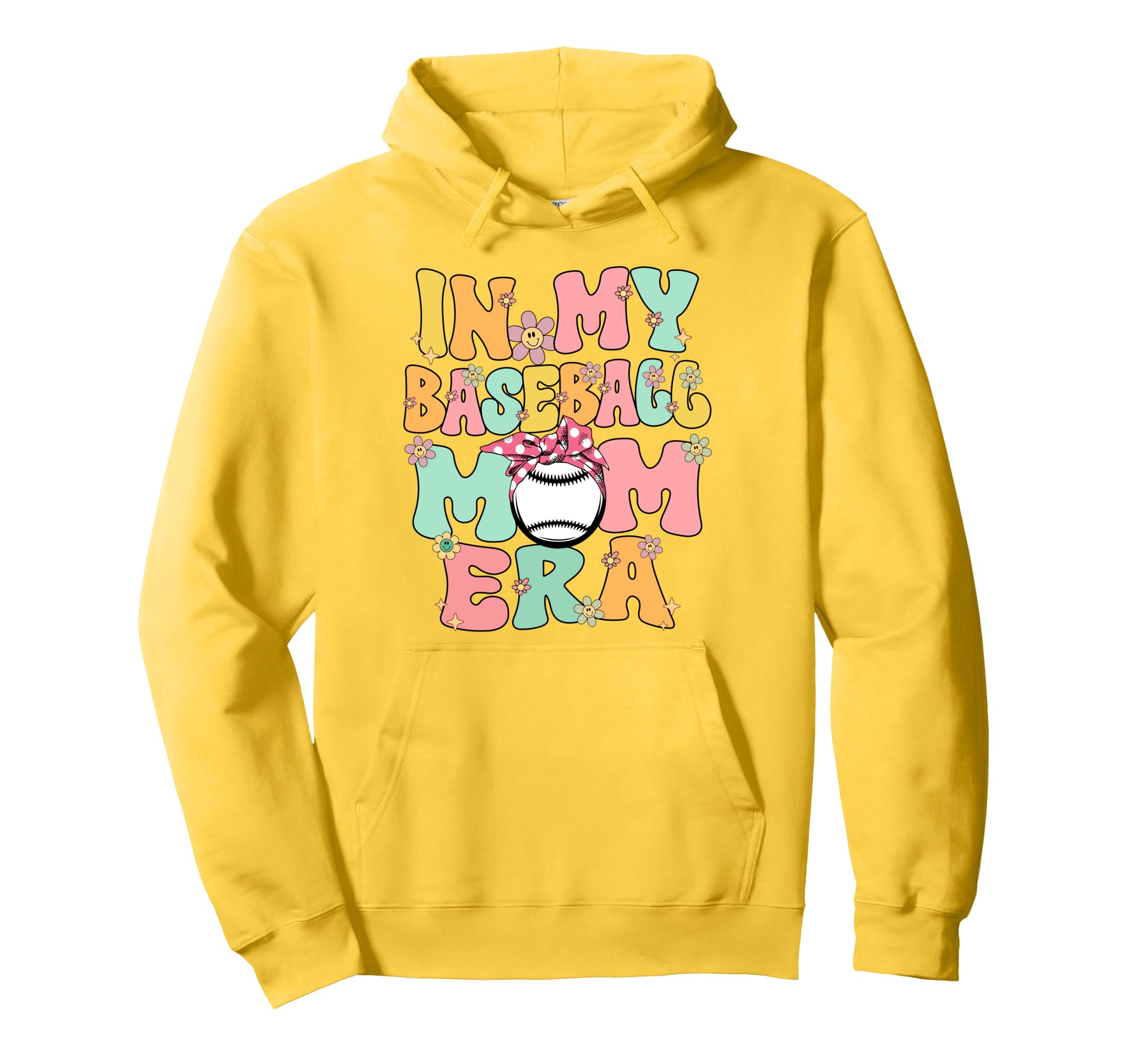 My Baseball Mom Era Baseball Mom Hoodie - Casual Everyday Wear for Adults - T-Shirt, Sweatshirt, Hoodie