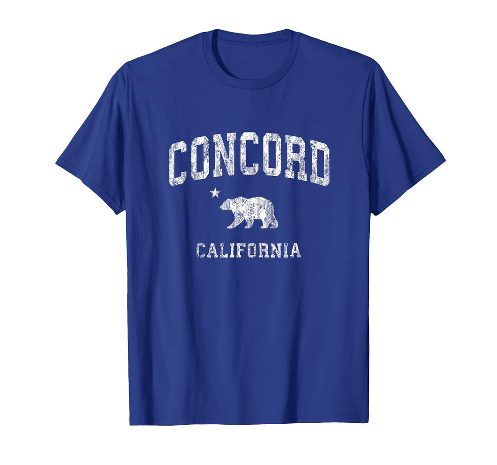 Concord California Ca Distressed Sports T-Shirt - Trendy Graphic Men Women - T-Shirt, Sweatshirt, Hoodie