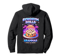 Synonym Rolls Grammar Pun Vaporwave Hoodie - Minimalist Print Unisex - T-Shirt, Sweatshirt, Hoodie