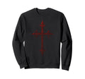 Gothic Cross Goth Grunge Sweatshirt - Aesthetic Graphic Men Women - T-Shirt, Sweatshirt, Hoodie