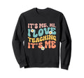 Teacher Hippie Boho Teacher Sweatshirt - Minimalist Print Unisex - T-Shirt, Sweatshirt, Hoodie