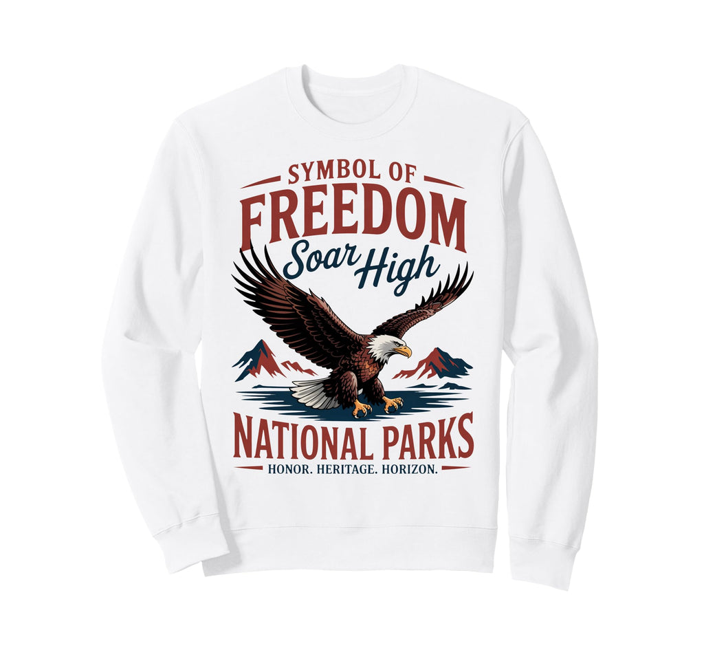 Patriotic American Usa Eagle National Sweatshirt - Graphic Print Unisex - T-Shirt, Sweatshirt, Hoodie
