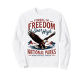 Patriotic American Usa Eagle National Sweatshirt - Graphic Print Unisex - T-Shirt, Sweatshirt, Hoodie