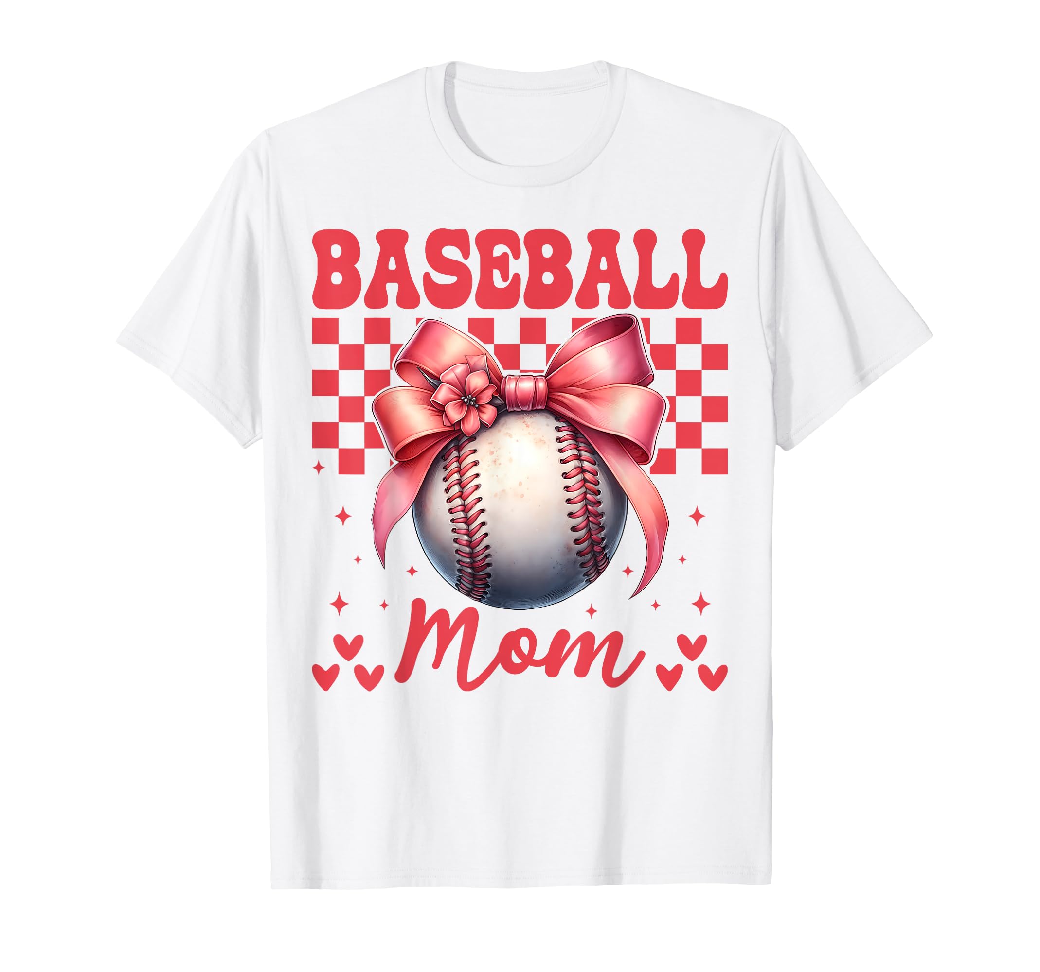 Baseball Mom Baseball Mama Mothers T-Shirt - Custom Art Print for Adults - T-Shirt, Sweatshirt, Hoodie