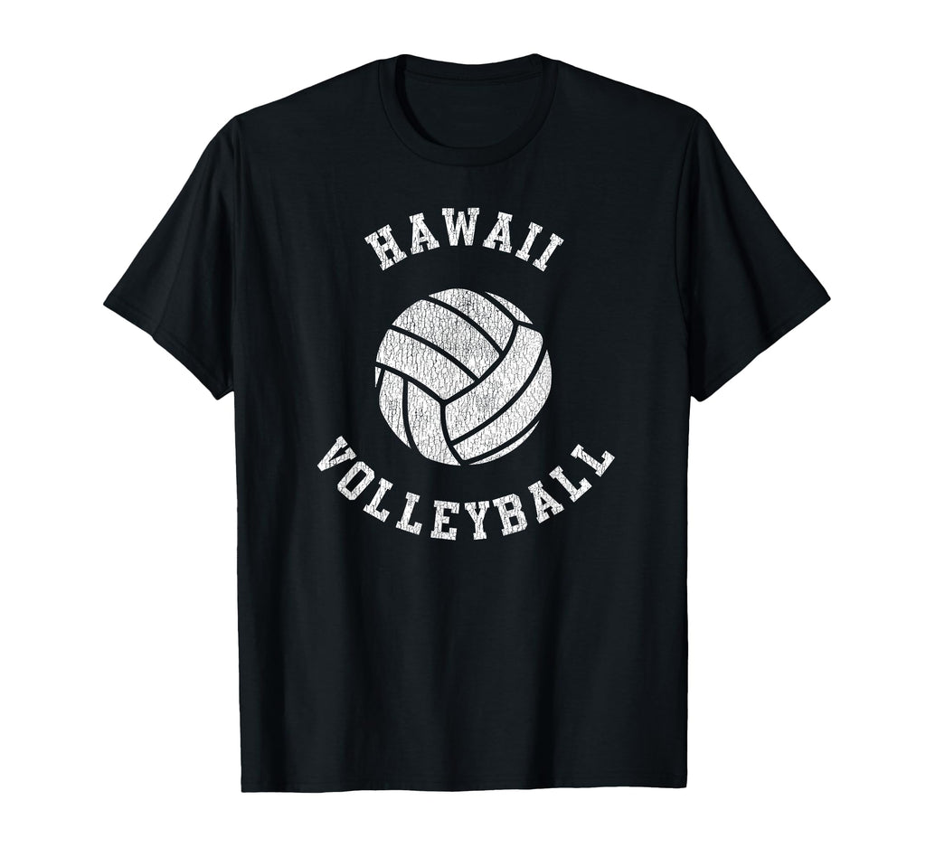 Hawaii Volleyball Distressed Team Vb T-Shirt - Trendy Graphic Men Women - T-Shirt, Sweatshirt, Hoodie