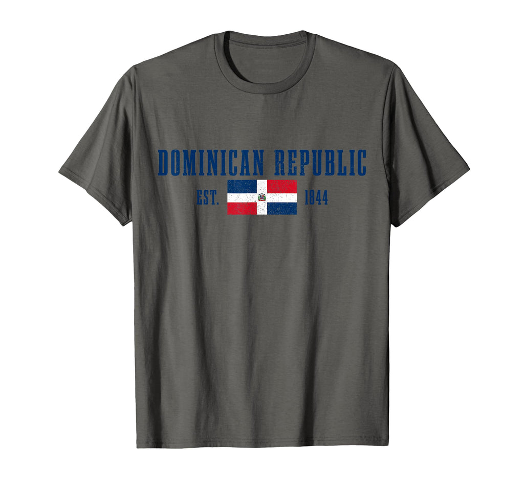 Dominican Republic Est 1844 Dominican T-Shirt - Novelty Apparel for Adults - T-Shirt, Sweatshirt, Hoodie