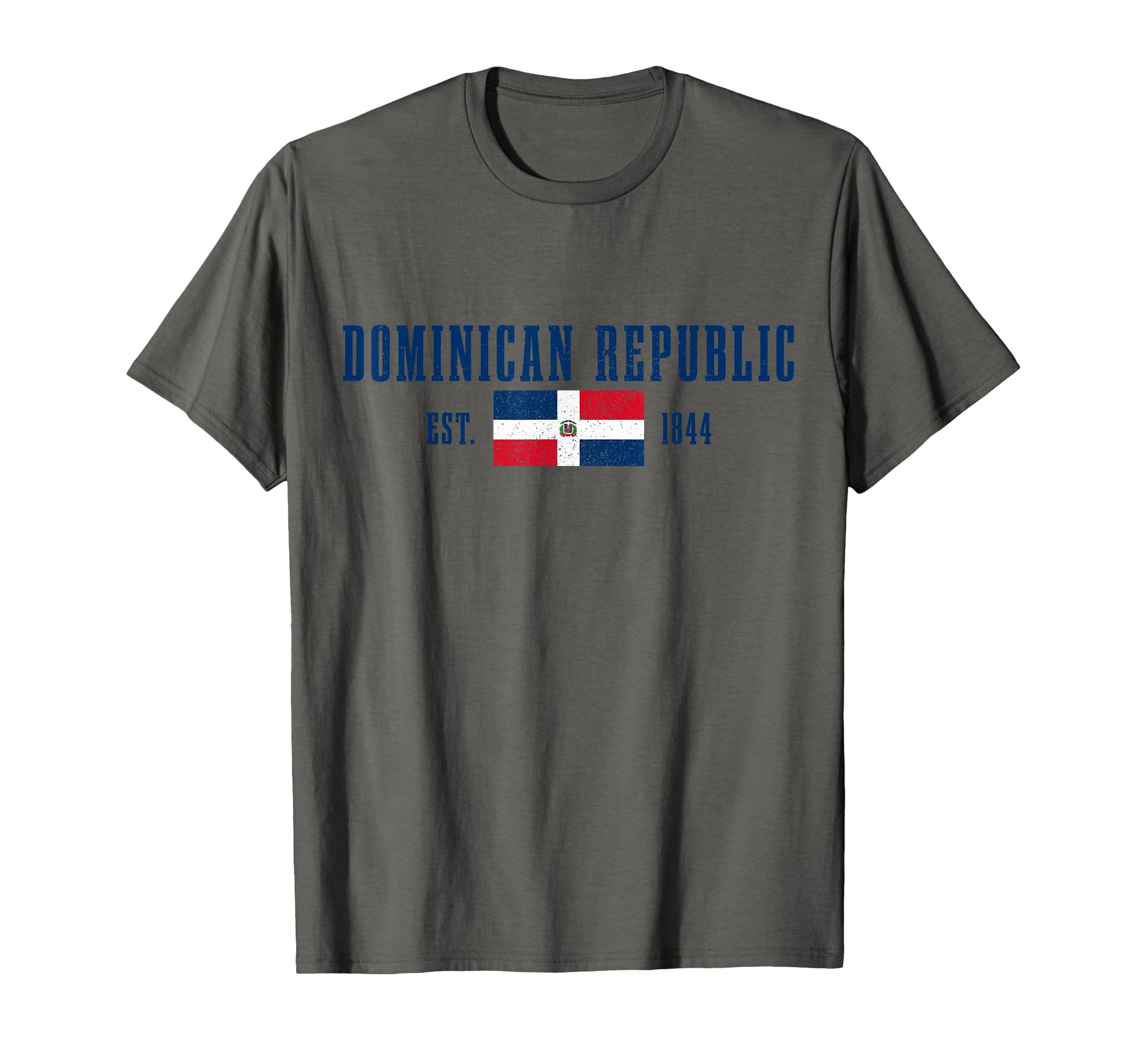 Dominican Republic Est 1844 Dominican T-Shirt - Novelty Apparel for Adults - T-Shirt, Sweatshirt, Hoodie