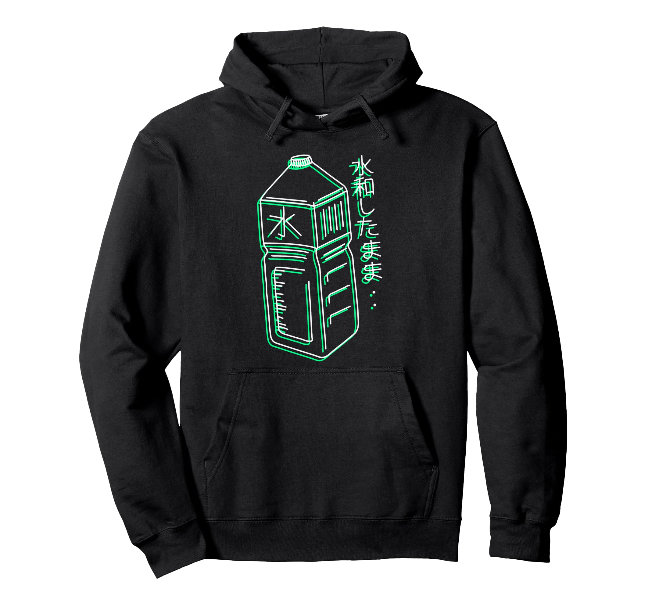 Stay Hydrated Japanese Vaporwave Hoodie - Minimalist Print for Adults - T-Shirt, Sweatshirt, Hoodie