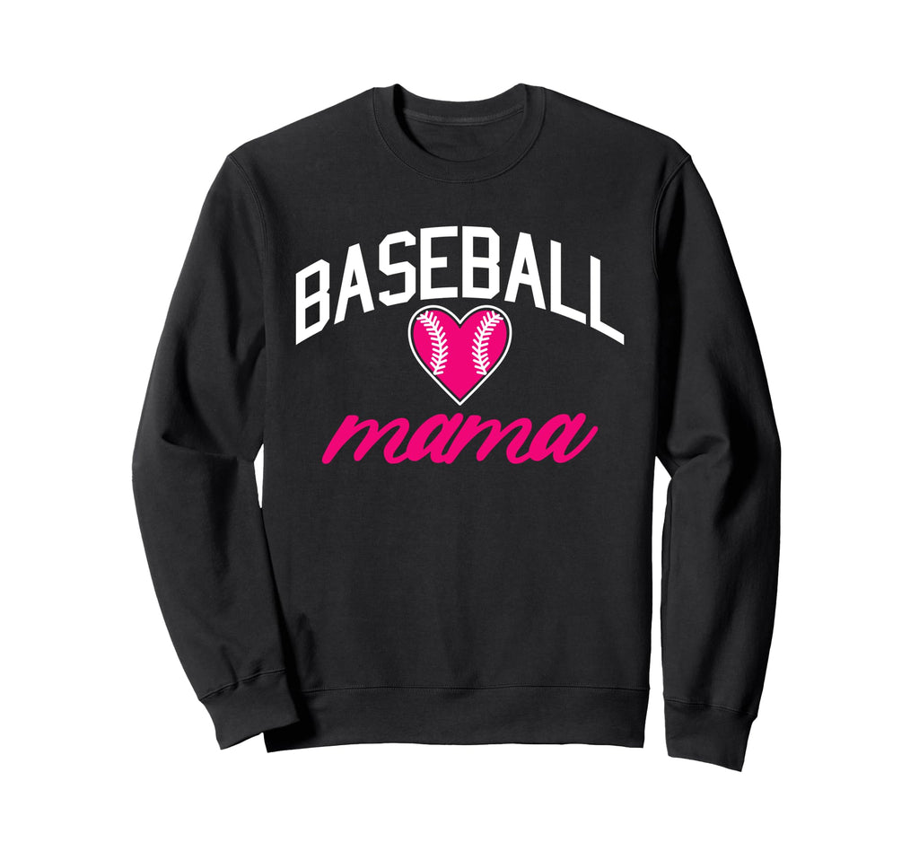 Baseball Mama Sweatshirt - Minimalist Print Men Women - T-Shirt, Sweatshirt, Hoodie