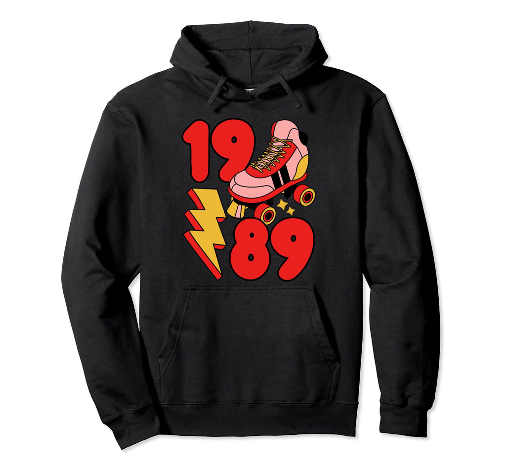 1989 Roller Skate 80S Nostalgia Hoodie - Novelty Apparel Men Women - T-Shirt, Sweatshirt, Hoodie