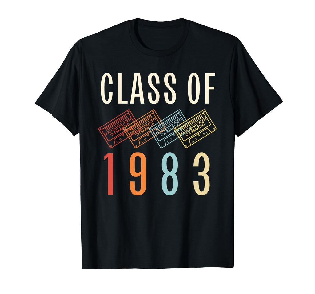 Class 1983 Cassette Tape 40Th Reunion T-Shirt - Novelty Apparel for Adults - T-Shirt, Sweatshirt, Hoodie