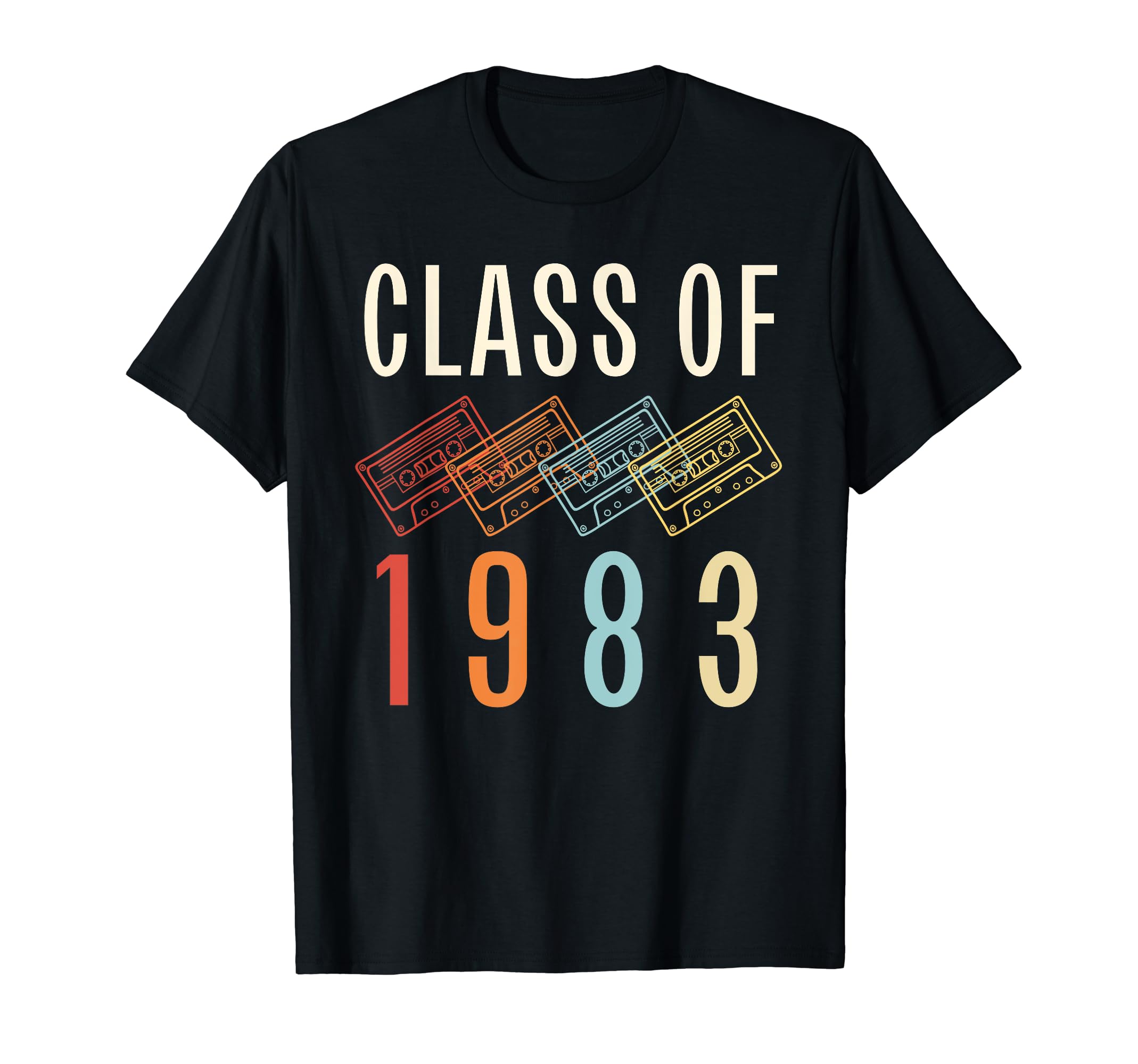 Class 1983 Cassette Tape 40Th Reunion T-Shirt - Novelty Apparel for Adults - T-Shirt, Sweatshirt, Hoodie