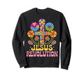 Jesus Revolution Christian Faith Sweatshirt - Unique Graphic Men Women - T-Shirt, Sweatshirt, Hoodie