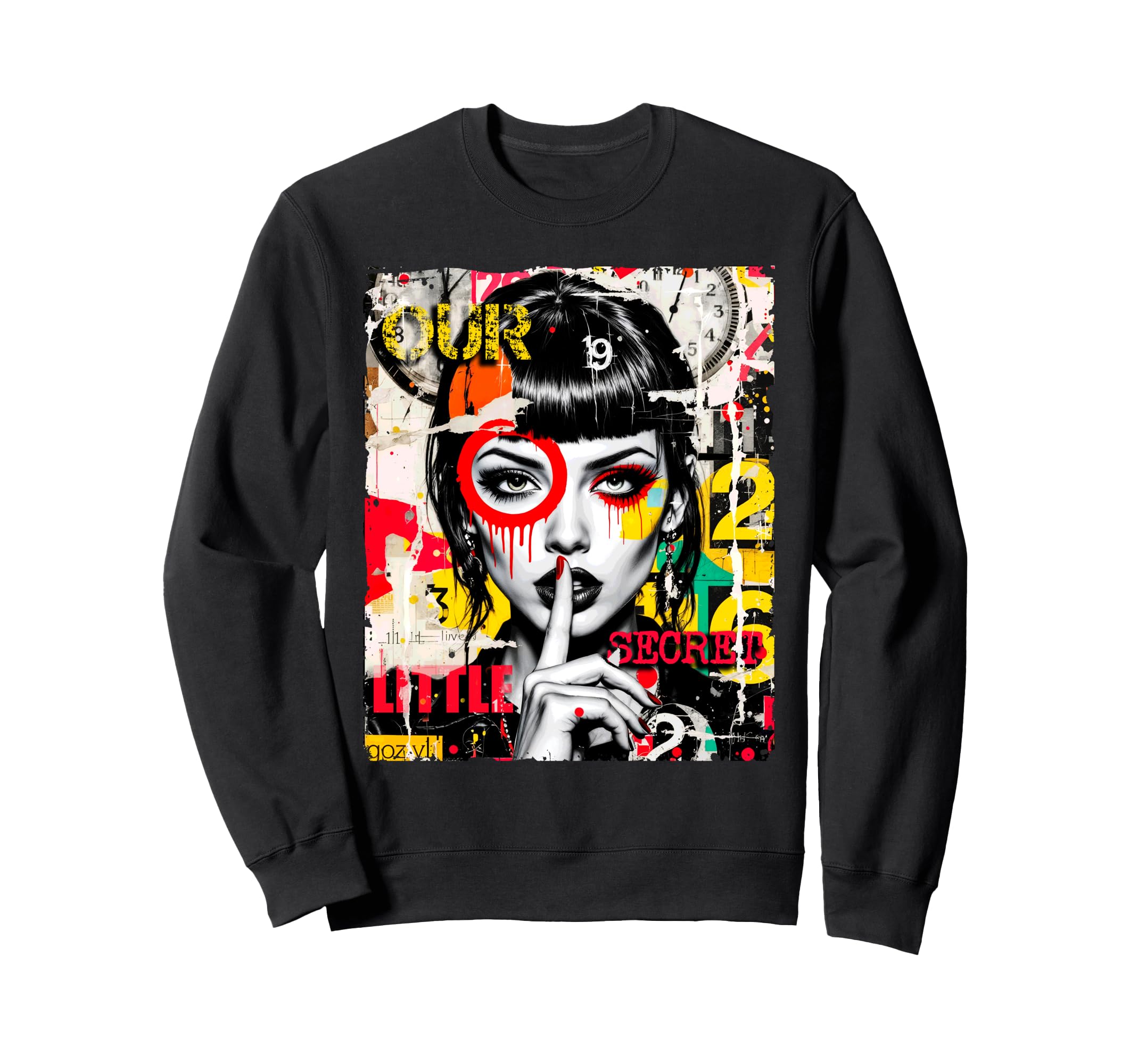 Grunge Pop Art Punk Street Art 90S Sweatshirt - Trendy Graphic Unisex - T-Shirt, Sweatshirt, Hoodie