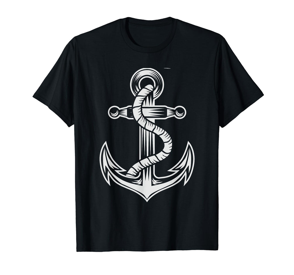 Sailing Distressed Naval Nautical T-Shirt - Trendy Graphic for Adults - T-Shirt, Sweatshirt, Hoodie