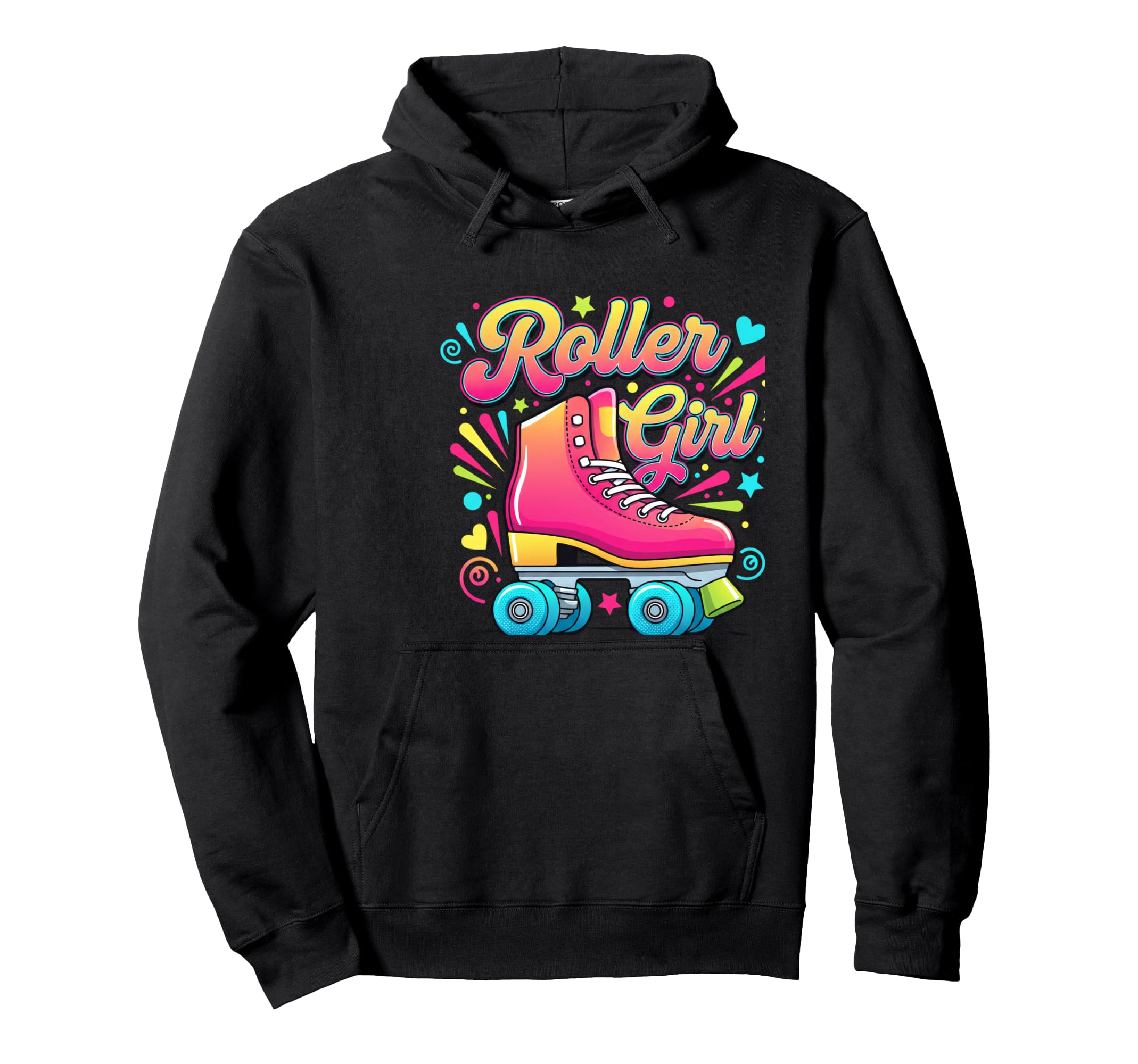 Roller Roller Skating 80S Skate Hoodie - Streetwear Style Unisex - T-Shirt, Sweatshirt, Hoodie