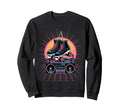 Roller Skates And Boombox Sweatshirt - Custom Art Print Unisex - T-Shirt, Sweatshirt, Hoodie