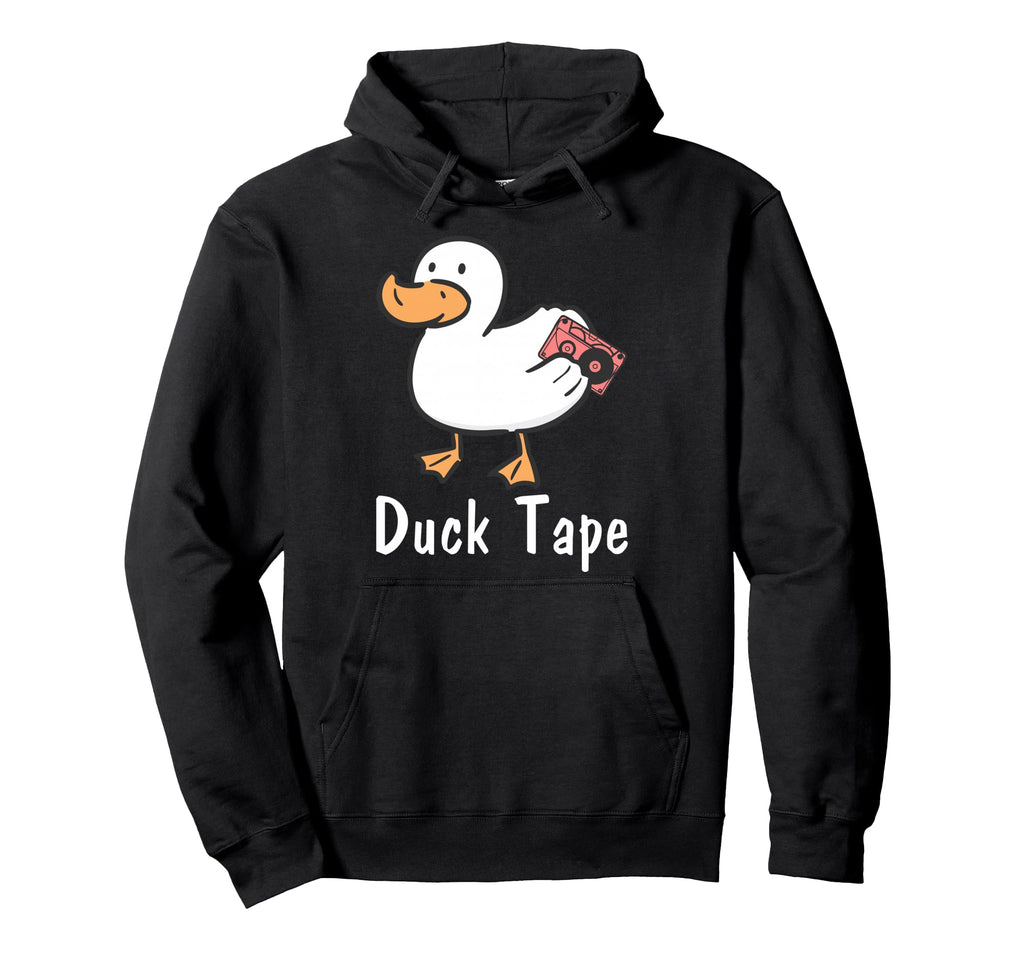 Duck Tape Cassette Tape Music 80S Hoodie - Novelty Apparel Unisex - T-Shirt, Sweatshirt, Hoodie