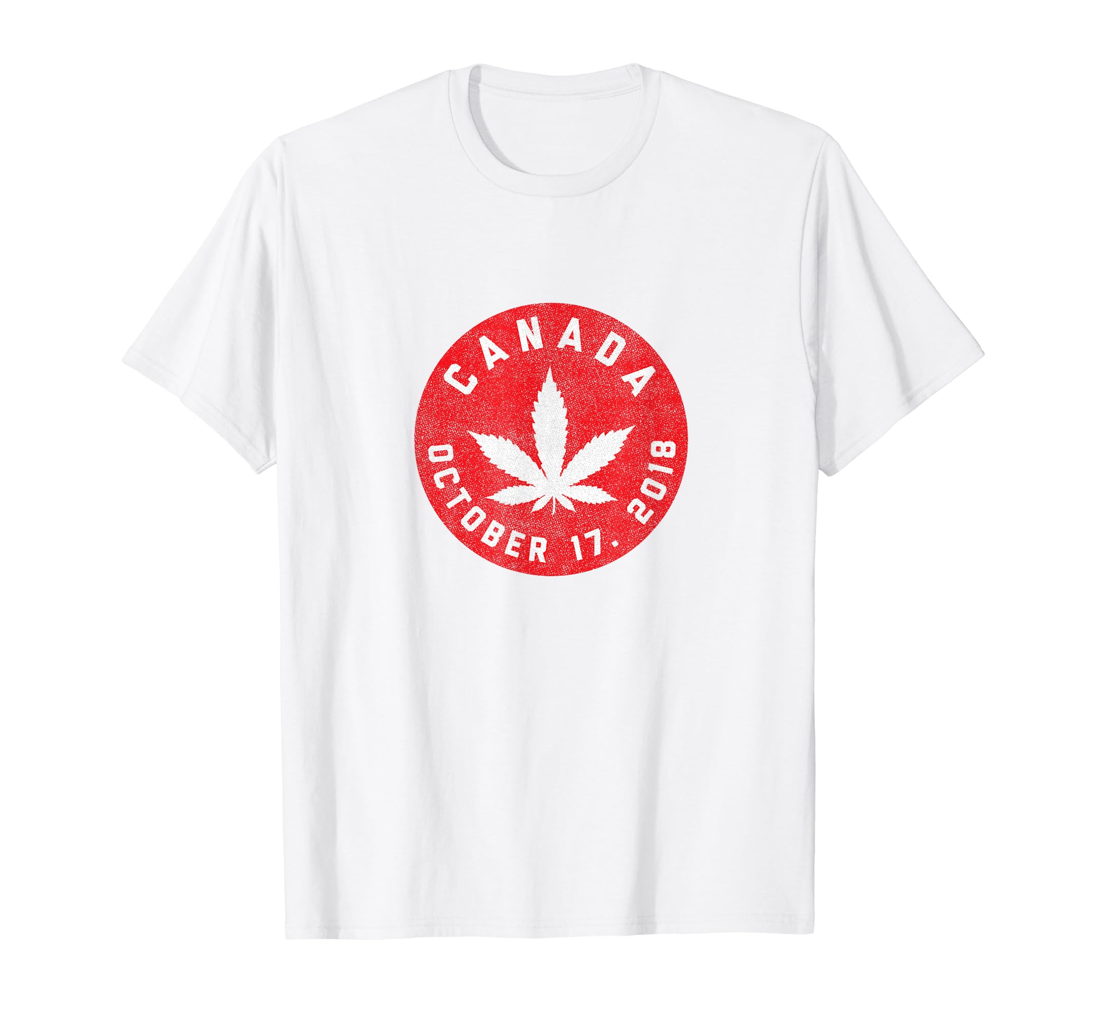 Canada Weed Flag Distressed Canada T-Shirt - Aesthetic Graphic Men Women - T-Shirt, Sweatshirt, Hoodie