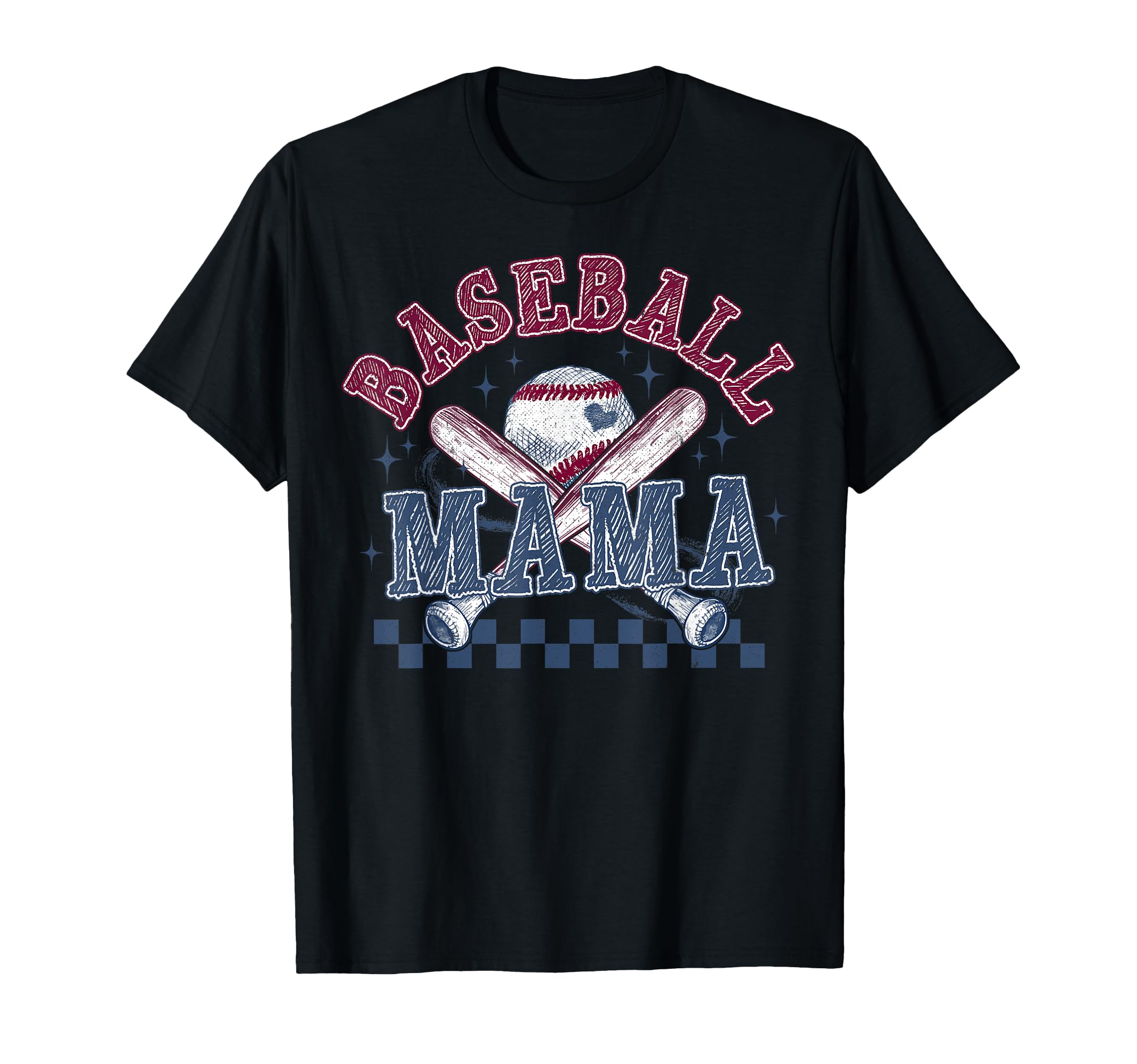 Baseball Mama T-Shirt - Unique Graphic Unisex - T-Shirt, Sweatshirt, Hoodie