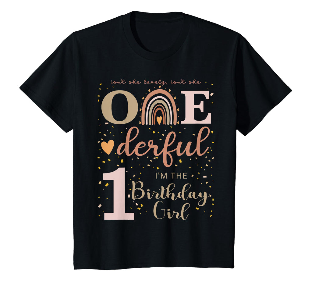 Isnt She Onederful 1St Birthday Neutral T-Shirt - Trendy Graphic Men Women - T-Shirt, Sweatshirt, Hoodie