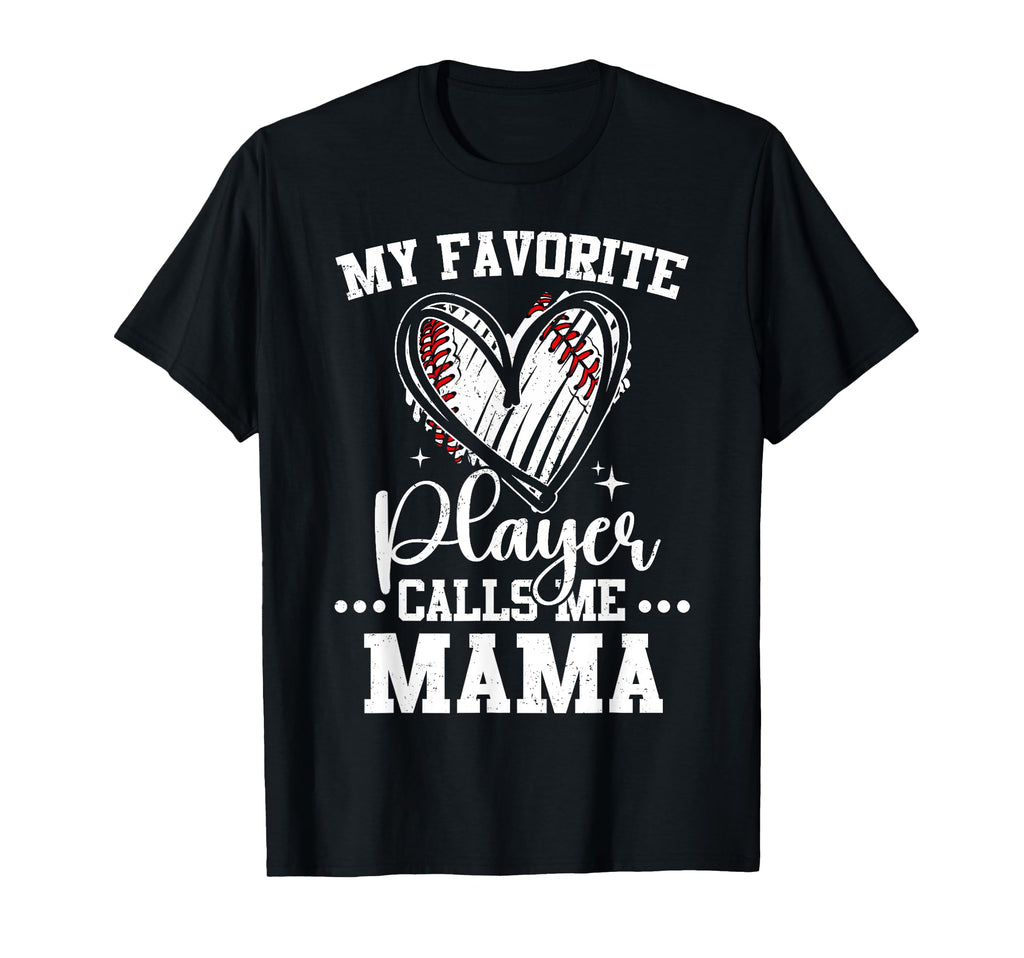 My Favorite Baseball Player Calls Me T-Shirt - Trendy Graphic Men Women - T-Shirt, Sweatshirt, Hoodie