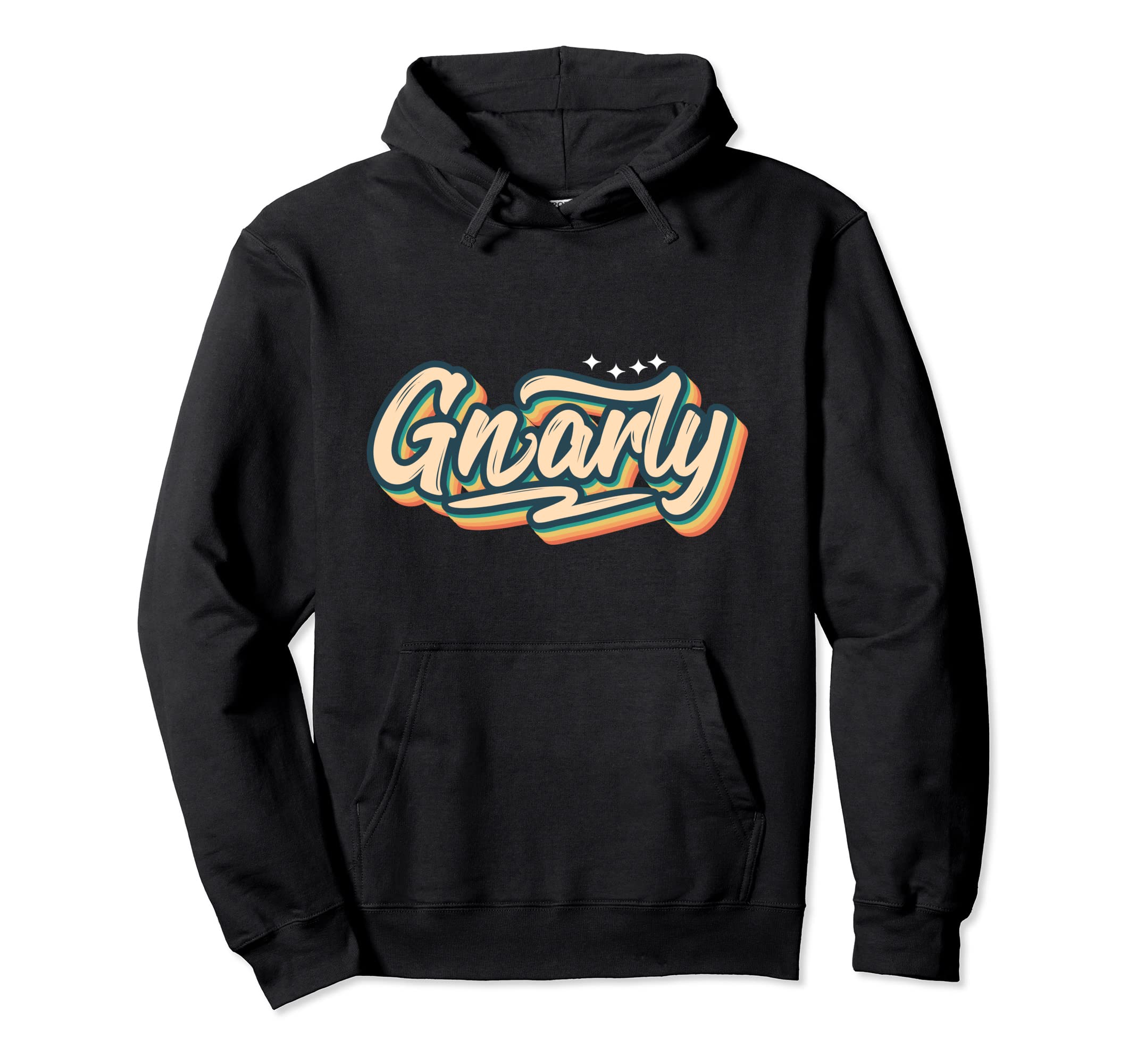 Gnarly Slang 70S Costume Or 80S Costume Hoodie - Custom Art Print Men Women - T-Shirt, Sweatshirt, Hoodie