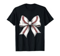 Baseball Coquette Bow Baseball Bow T-Shirt - Fun Novelty Design for Adults - T-Shirt, Sweatshirt, Hoodie