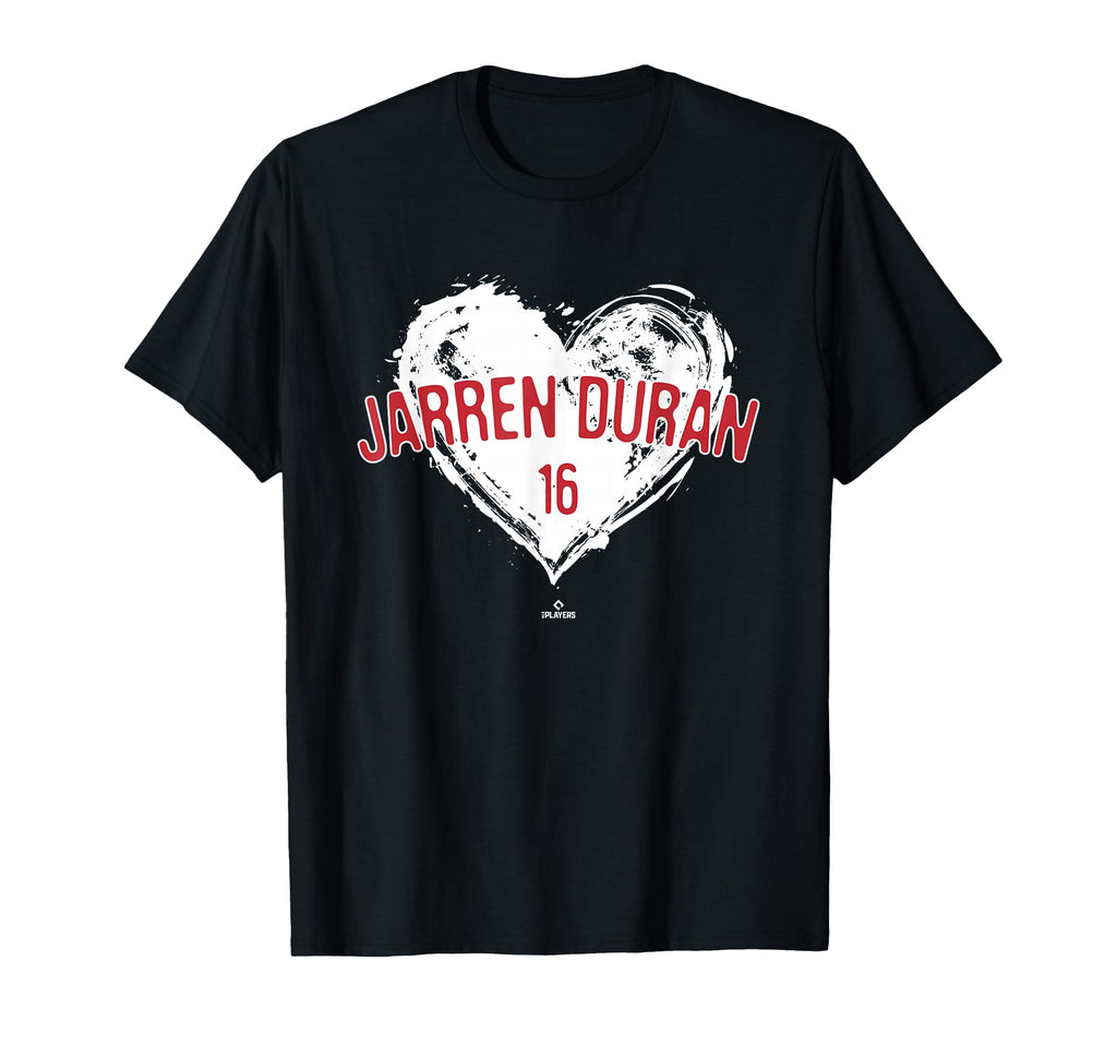Distressed Heart Jarren Duran Boston T-Shirt - Minimalist Print Men Women - T-Shirt, Sweatshirt, Hoodie