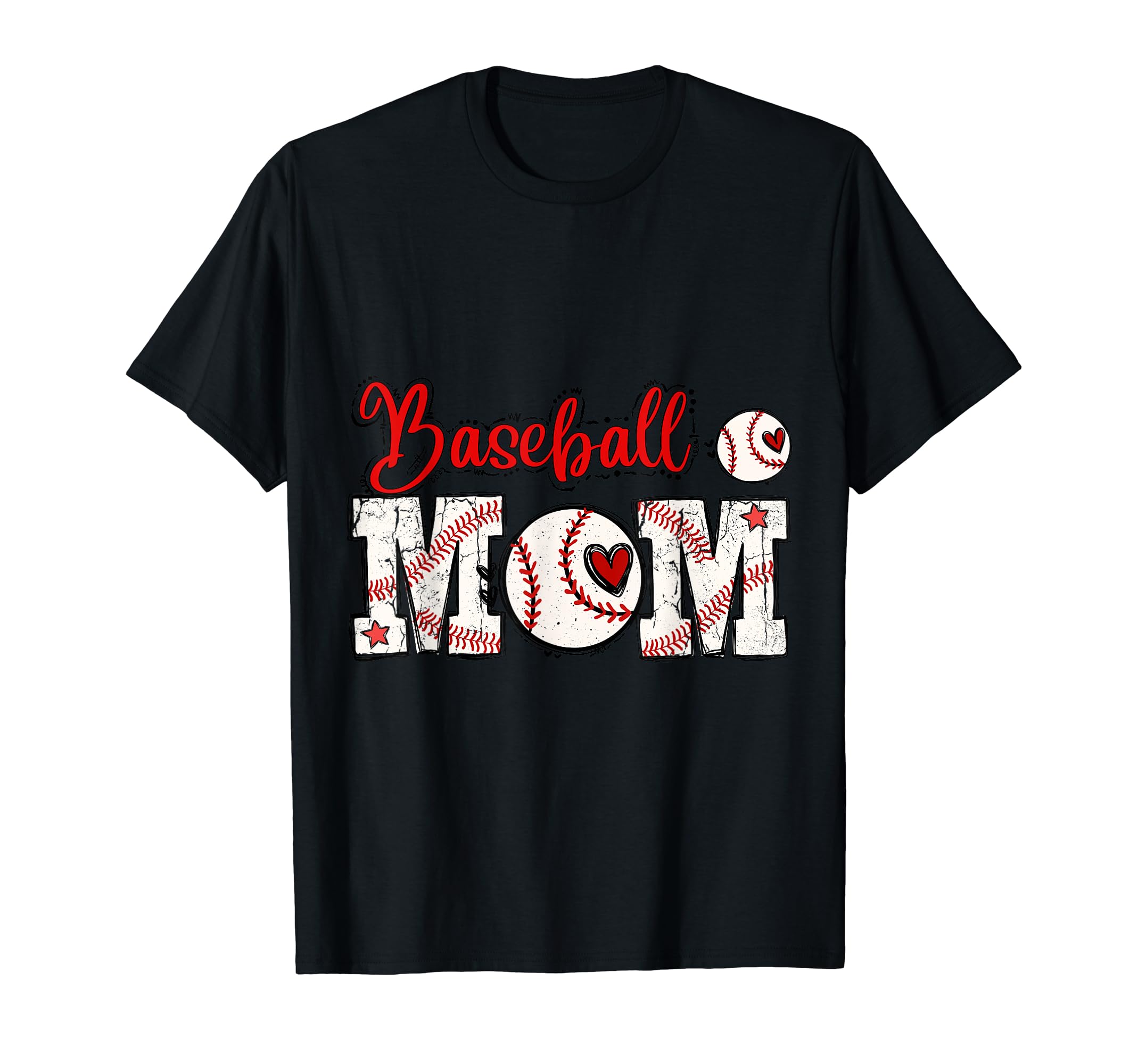 Baseball Mom Mama Mom Life T-Shirt - Casual Everyday Wear for Adults - T-Shirt, Sweatshirt, Hoodie