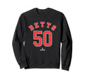 Mookie Betts 50 Mlbpa Los Angeles Sweatshirt - Streetwear Style Unisex - T-Shirt, Sweatshirt, Hoodie