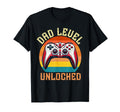 Dad Level Unlocked Controller Papa T-Shirt - Trendy Graphic for Adults - T-Shirt, Sweatshirt, Hoodie